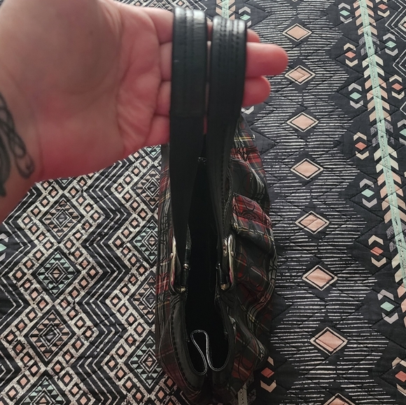 Coach Poppy Tartan Plaid Tote Shoulder Handbag H1032-F15228 - Picture 5 of 6